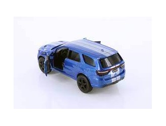 Модель автомобиля Dodge Durango SRT, 1:32, Синий активное рулевое управление - передние колеса, подвеска, свет и звук