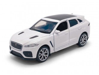 Модель автомобиля Jaguar F-Pace, 1:36, Белый Механизм обратного хода, синхрон
