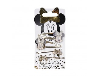 Accesorii pentru par Agrafe glitter 4 buc. Minnie