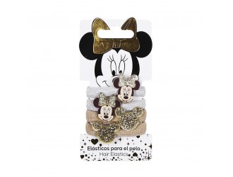 Accesorii pentru par Elastice glitter 4 buc. Minnie