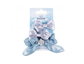 Set accesorii pentru par Fundite 2 buc. Elastic 1 buc. Frozen