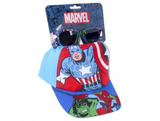 Set Chipiu si Ochelari de soare cu protectie UV Avengers Hulk