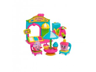 Игровой набор с 2 эксклюзивными фигурками и конфетами Moji Pops из магазина мороженого