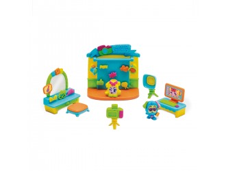 Игровой набор с 2 эксклюзивными фигурками и фигурками Photo Studio Moji Pops