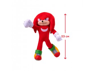 Мягкая игрушка SONIC THE HEDGEHOG 2 - Наклз 23 cm