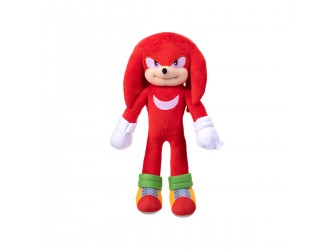 Jucarie de plus 23cm Knuckles -personaj din Sonic The Hedgehog 2