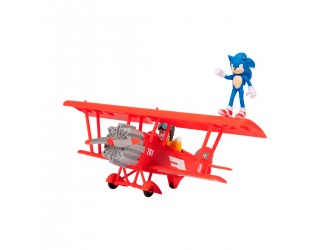 Игровой набор с фигурками SONIC THE HEDGEHOG 2 - Соник и Тэйлз на биплане