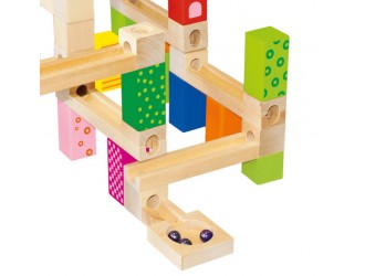 Деревянный конструктор Maze, Marble Run, 66 деталей