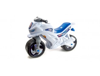 Толокар-мотоцикл  белый