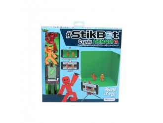 Set de joaca Studiou cu 2 figurine robot cu ventuze Stikbot