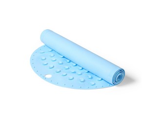 Силиконовый коврик для ванной 55 х 35 синий