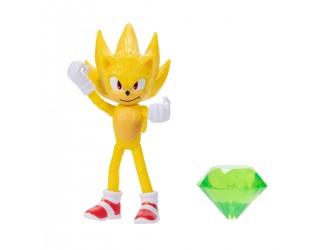Игровая фигурка с артикуляцией SONIC THE HEDGEHOG 2 W2 - Соник с изумрудом 10 cm