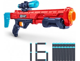Бластер X-SHOT EXCEL Hawk Eye ZURU, 16 патронов