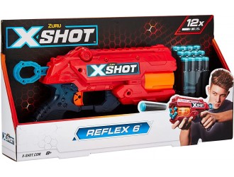 Blaster X-SHOT EXCEL Reflex 6 ZURU, 12 cartuse