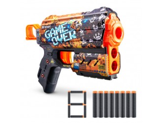 Бластер X-SHOT SKINS FLUX, ZURU, 8 патронов, 36516E Game Over