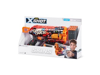 Бластер X-SHOT SKINS GRIEFER, ZURU, 12 патронов, 36561D Game Over