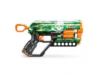 Бластер X-SHOT SKINS GRIEFER, ZURU, 12 патронов, 36561H Камуфляж