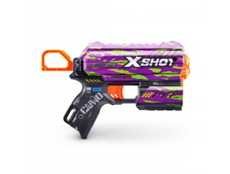 Набор из 2-х бластеров X-SHOT SKINS FLUX, ZURU, 16 патронов