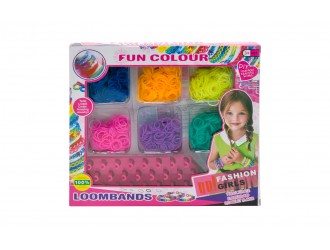 Set creatie bratari elastice cu accesorii Loom Band 25574
