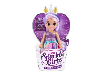 Papusica 12cm, Unicorn Princess Cupcake, Sparkle Girlz, Zuru