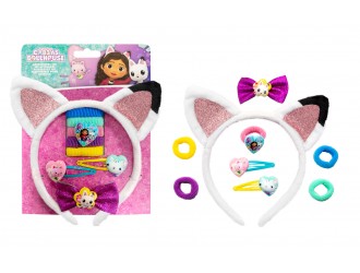 Set accesorii par 9 buc. cu cerc urechi de pisica Gabby's Dollhouse 42878