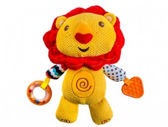 Мягкая игрушка-погремушка с прорезывателем Fisher Price, 3 вида