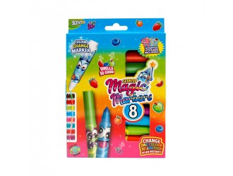  Set 8 markere aromate Magic Markers Scentos (7 culori+1 marker schimba culoarea)
