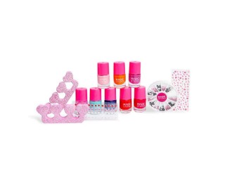 Набор из 8 лаками и аксессуарами для ногтей Mega Nail Art Set Magic Studio Pretty Girls