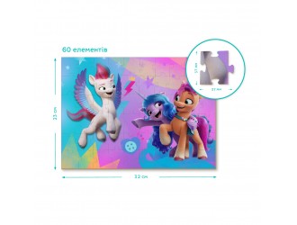Пазл 2 в 1 My Little Pony на 60 эл. с фигуркой Dodo