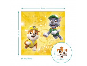 Пазлы 3 в 1 Paw Patrol Смелые щенки Dodo