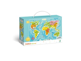 Пазл Карта Мира английская версия 100 эл. Dodo