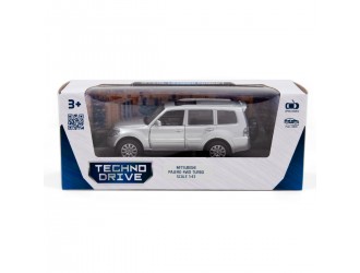 Автомодель - MITSUBISHI PAJERO 4WD TURBO серебристый