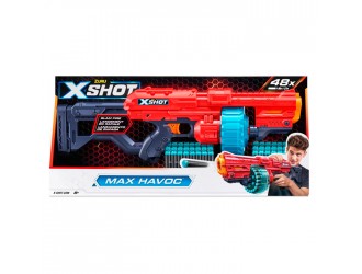 Бластер  X-Shot Excel Max Havoc, ZURU, с 48 патронами