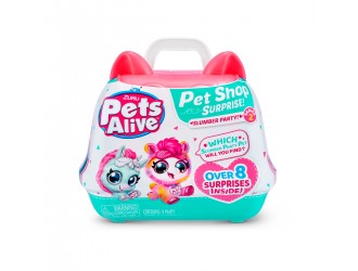 Jucarie de plus surpriza animalut vorbitor Pets Alive seria Pet Shop Surprise S2