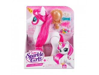 Unicorn cu accesorii Sparkle Girlz, ZURU, 2 tipuri