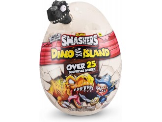 Figurina dinozaur surpriza in ou Smashers - Mega LightUp Dino, S5, 21 cm, ZURU