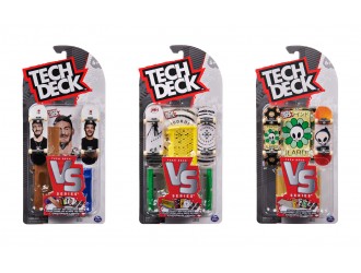 Set cu 2 mini skateboard-uri si accesorii Tech Deck diverse tipuri