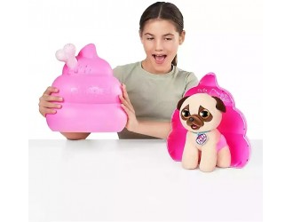 Jucarie de plus surpriza Catelus Interactiv, Pooping Puppies Pets Alive