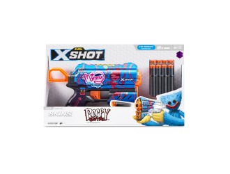 Pistol X-Shot Skins Flux, 8 cartuse, Poppy Playtime, Gametime