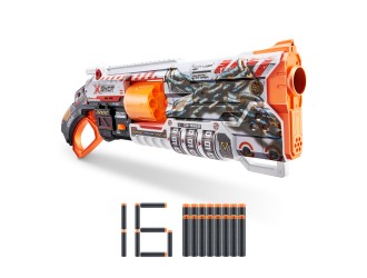 Бластер X-Shot Skins Lock Gun, 16 патроны