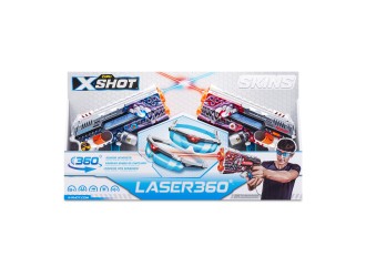 Набор из 2 бластеров лазер и очки X-Shot Skins Laser 360