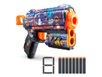 Пистолет X-Shot Skins Flux, Sonic, Race Team, 8 патроны