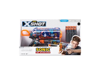 Pistol X-Shot Skins Flux, Sonic, Race Team, 8 cartuse