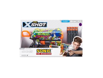 Пистолет X-Shot Skins Flux, Sonic, Hyper Spike, 8 патроны