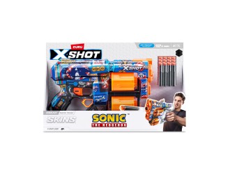 Бластер X-Shot Skins Dread, Sonic, Race Team, 12 патроны