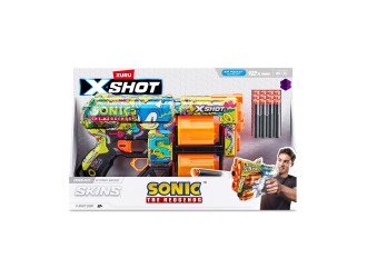 Blaster X-Shot Skins Dread, Sonic, Hyper Spike, 12 cartuse