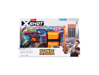 Blaster X-Shot Skins Dread, Sonic, Robotnik, 12 cartuse