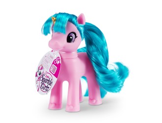 Figurina Ponei Unicorn, Sparkle Girlz,  Azuriu