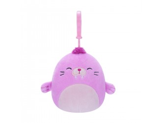 Jucarie de plus 9 cm Morsa roz - Pepe, Squishmallows