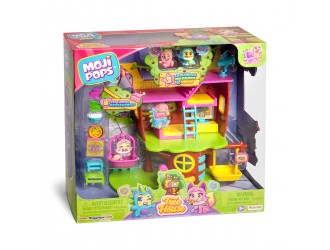 PMPSP112IN20 Set de joaca Casuta din Copac cu 2 figurine si accesorii Tree House Moji Pops